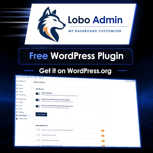 Lobo Admin, plugin gratuito de WordPress